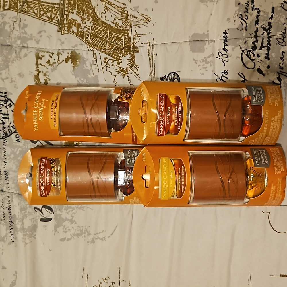 Yankee Candle ScentPlug starter pack (Total= 4)